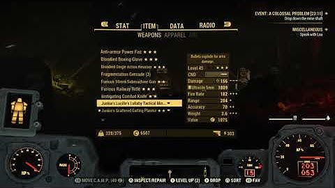 Fallout 76: Heavy Junkies build Colossal Problem solo (insane damage)