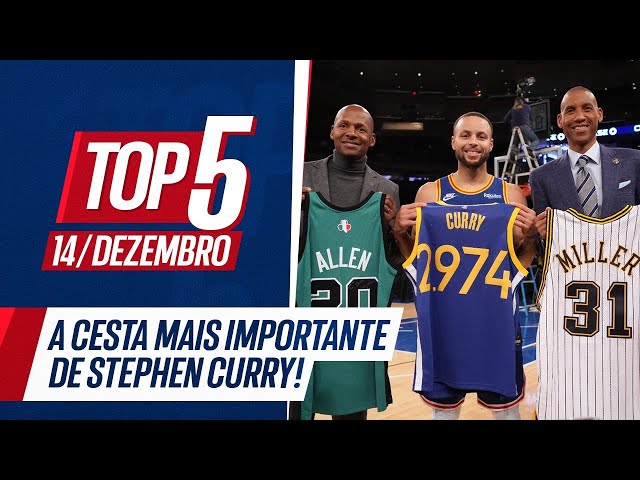 Curry faz 40 pontos e bate recorde de cestas de três na NBA