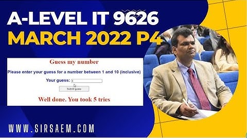 A Series of Video Lectures for IGCSE ICT 0417 -- A Level IT 9626  -- A  Level Computer Science 9618