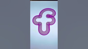 When the art of endless lines forms an F #spirographshr #satisfying #asmr #art #spirograph #usa