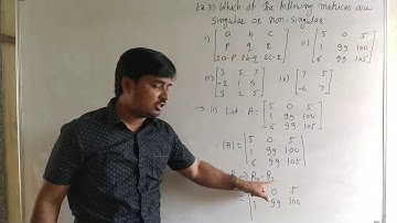 Determinants and Matrices Lec19 : Matrices : Exercise 4.4 ex.3, 4, 5, 6