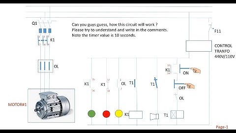 Motor Control Circuit Timer