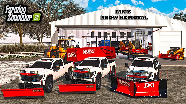 BUILDING "AWESOME" $2,999,999 SNOW-PLOWING BUSINESS! (NEW BOSS PLOW) | FS25