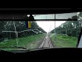 Lozova-Poltava Intercity Train Ride (HD front view)