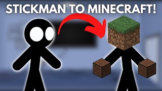 FNF Stickman to Minecraft! | Friday Night Funkin' VS Stickman Mod [Minecraft Note Block Cover]