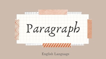 ENGLISH 4 | SIMPLE PARAGRAPH | WEEK 1 | QUARTER 1 | MELC-BASED | 2021-2022