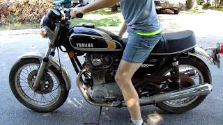 1977 Yamaha XS650 STRAIGHT, road test