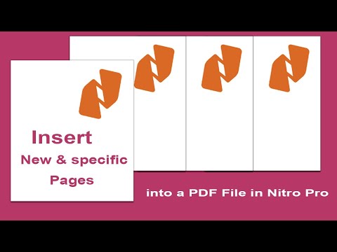 تصویری: چگونه یک PDF را به Nitro اضافه کنم؟