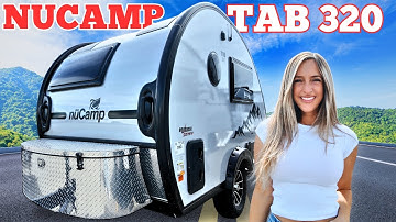 ICONIC Teardrop Camper You Can Tow With a CAR?! Meet the NUCAMP TAB 320!