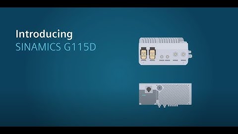 SINAMICS G115D – the new distributed drive system
