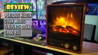 Cozy Home Upgrade: 1500W Electric Fireplace Heater with Dancing Flames Review