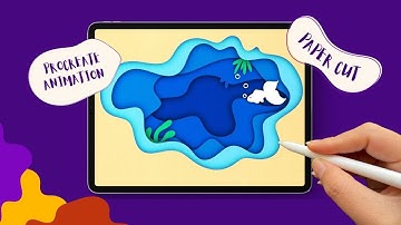 Procreate Animation with Paper Cut Effect | You can draw this!