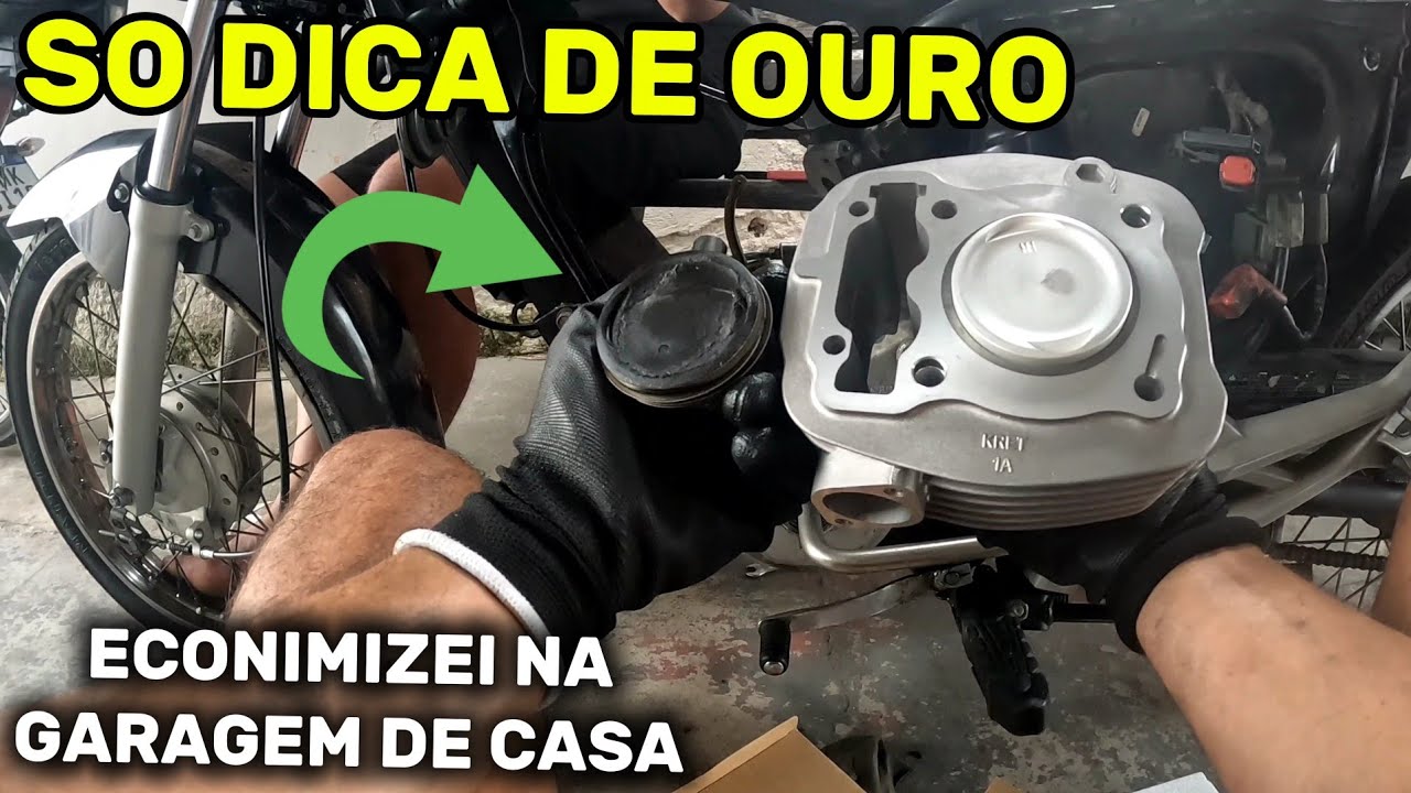 COMO trocar KIT CILINDRO CG 160 - Passo a Passo