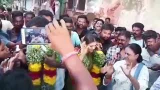 Double Blockbusters Celebrations at Sandaikozhi 2 shoot