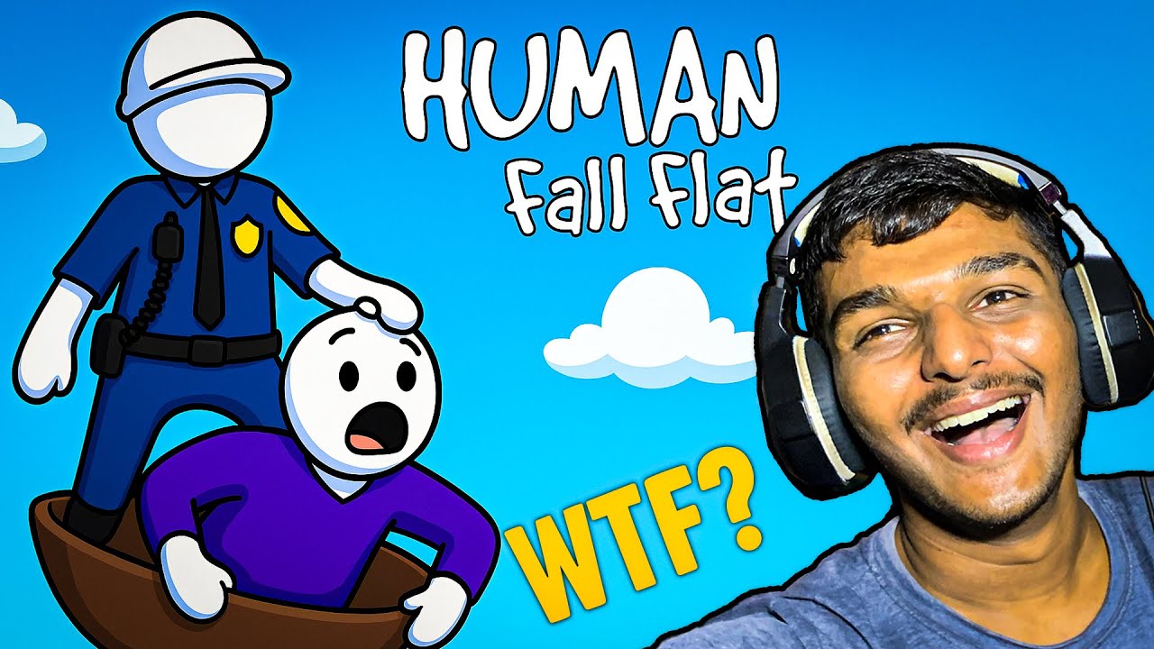 Funniest Moments Ever in HUMAN FALL FLAT | VANSHRAJ GAMING HIGHLIGHT
