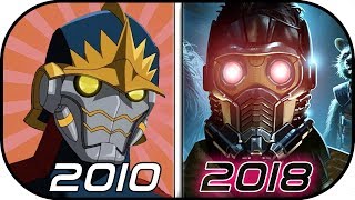 EVOLUTION of STAR LORD in Movies TV Cartoons Anime (2010-2018) Guardians of the Galaxy Infinity War