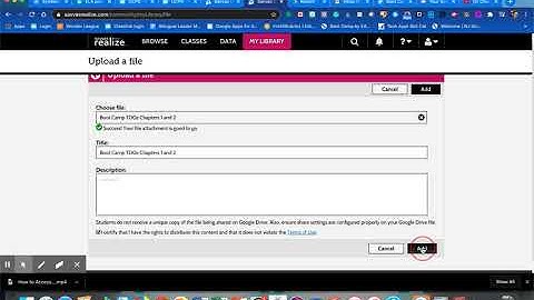 How to Attach a File to an Assignment in Savvas Realize