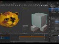 小學生也能輕易做出的方塊走路（cc中字）【Blender貓咪老師】
