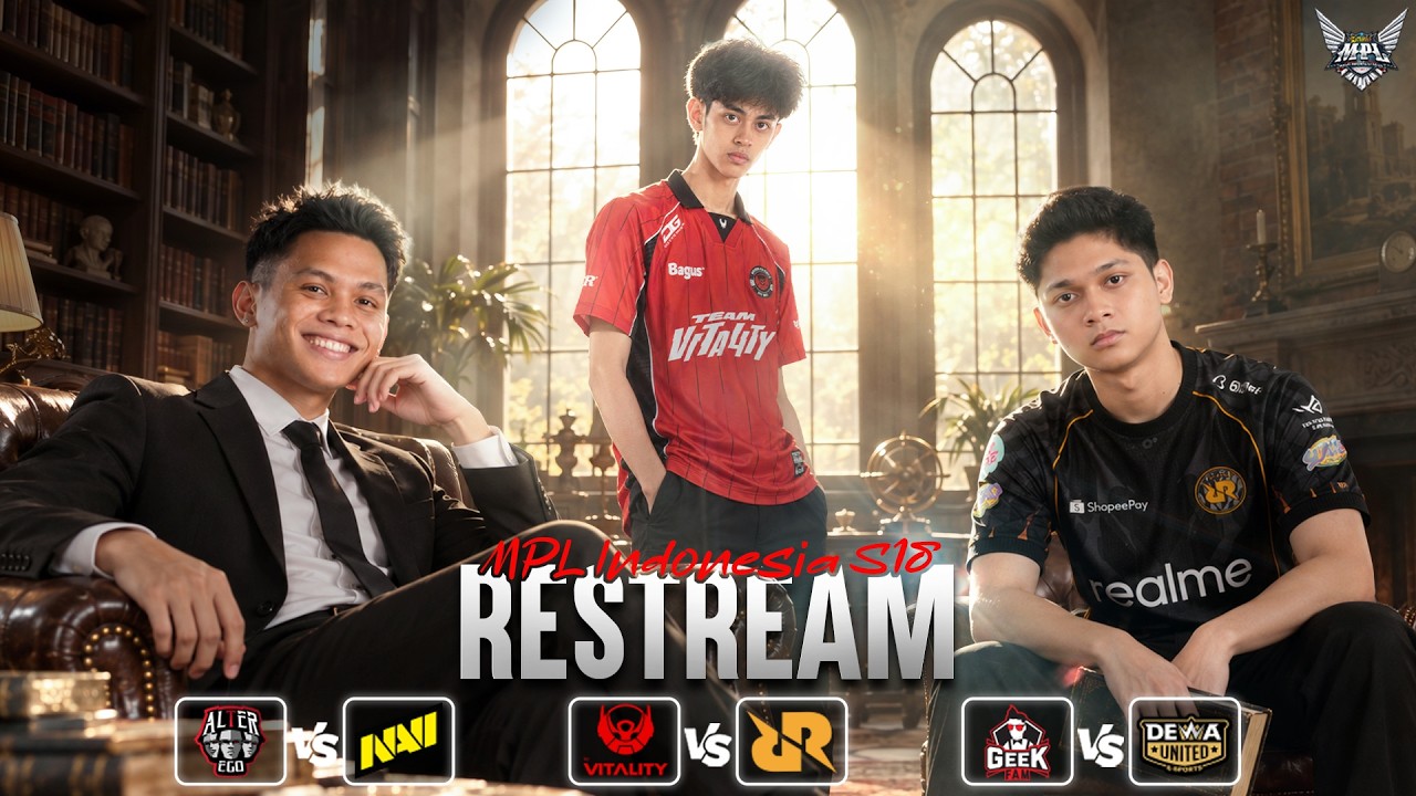 RESTREAM MPL INDONESIA S18 RRQ VS BTR