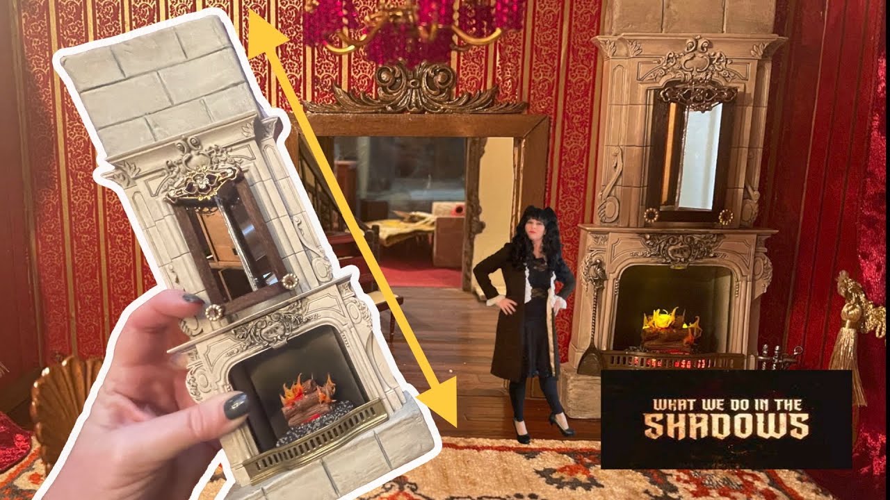 Make a Miniature Fireplace TALLER & Non-Reflective Vampire Mirror