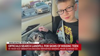 TN AMBER Alert s search KY landfill for signs of missing teen