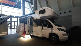 Rear lounge  the best motorhome with overcab I have seen! Frankia F line 680 plus