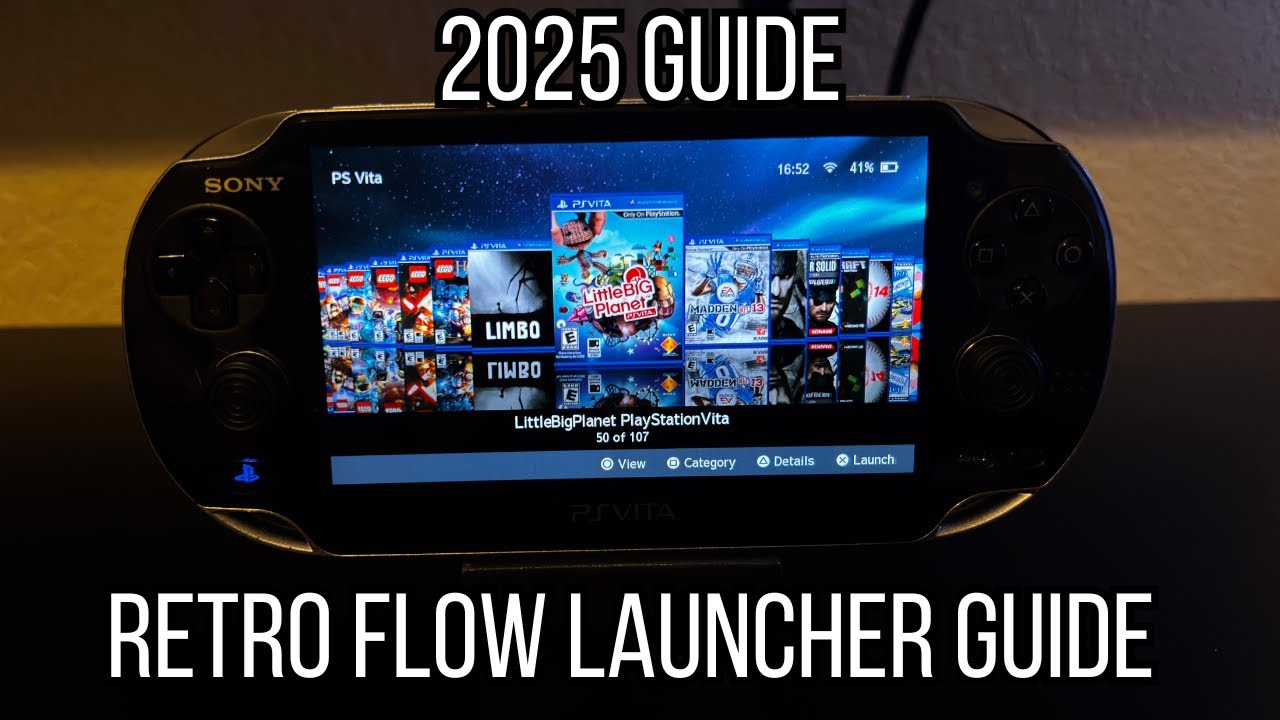 The BEST PS Vita Front End ! (Retro Flow Guide 2025)