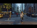 3D VR 180, New York City,  Manhattan, 6th Ave, 46th to 45th, left side walking tour