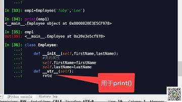 python面向对象编程11 魔法函数  str  和  repr