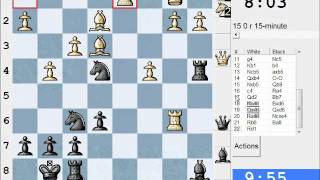 Chess World.net: LIVE Rapid #20 vs wfrouws (1784) - Sicilian Defence: Najdorf (B90) (Chessworld.net)