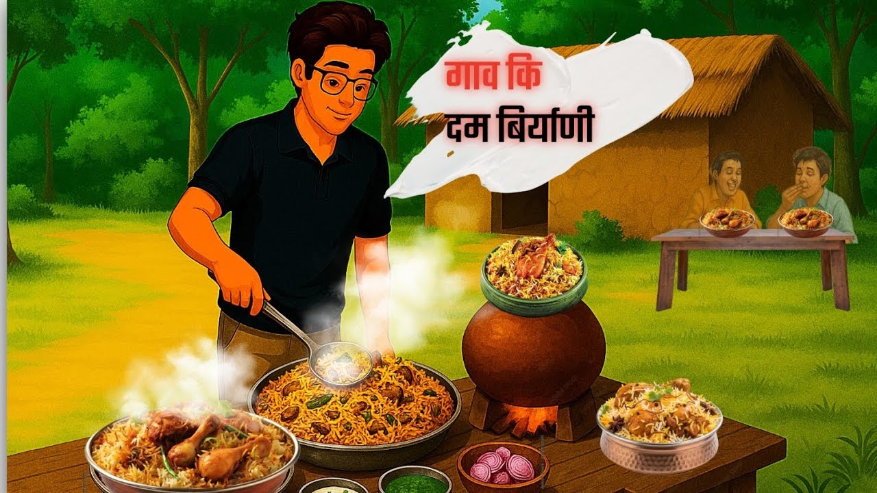 गाव कि दम बिर्याणी | Gav Ki Dam Biryani | Hindi Kahani | Kahaniya | Anokhi Kahaniya