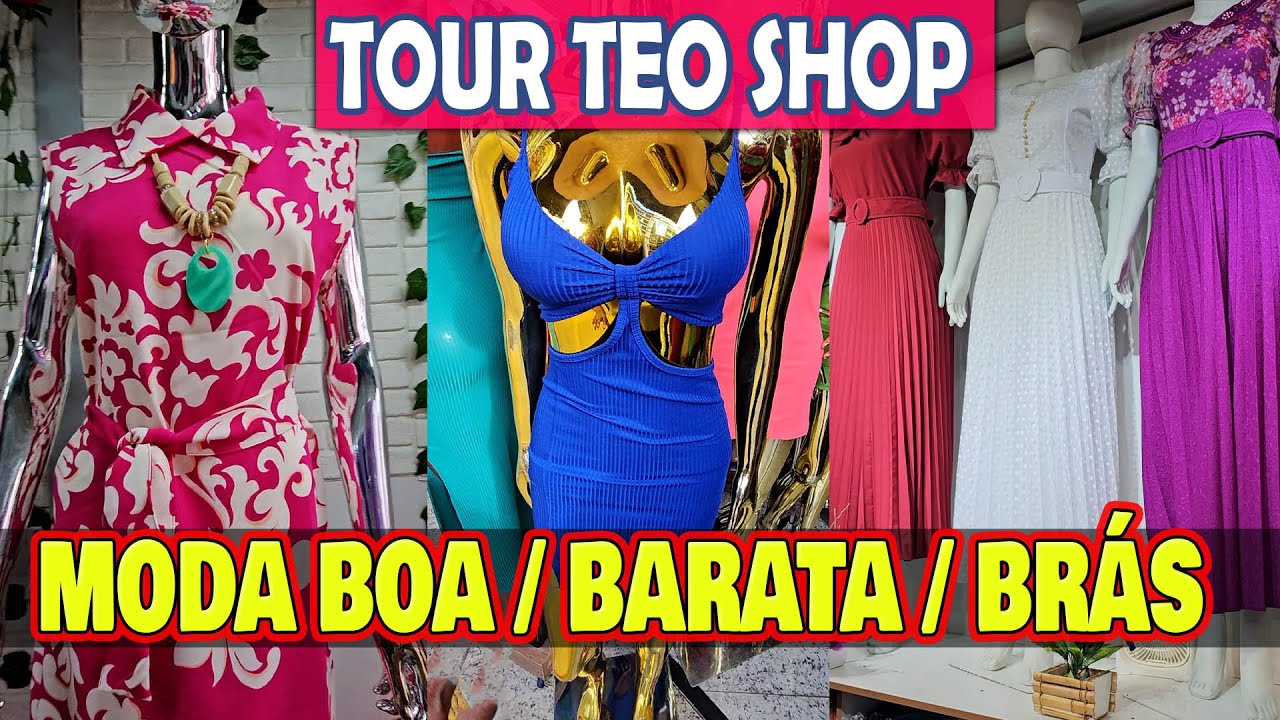 TOUR SHOPPING DOS VESTIDOS, ATACADO BARATO no BRÁS