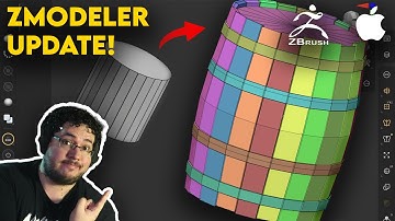 Zbrush Zmodeler for Ipad! BIG UPDATE!