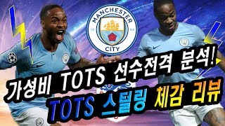 TOTS 스털링 전격 분석 빠르고 부드럽지만 강한 남자 체감 미쳤다 피파4 싸커루