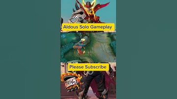 Aldous Solo Gameplay Mobile Legend #ml2b #adlous #mlbb #mobilelegends #tutorial #aldousgameplay