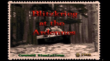 Blitzkrieg at the Ardennes (Amiga 50Hz) - Intro / Attract Mode