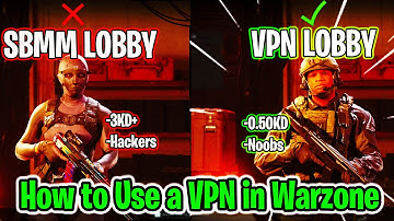 How use a VPN and REMOVE SBMM for FREE in Warzone (Get easier lobbies!)