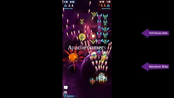 Galaxy Attack: Alien Shooter - PVP Mode - 1 Vs 1 - Hassan vs ismael Gon With Random Ship