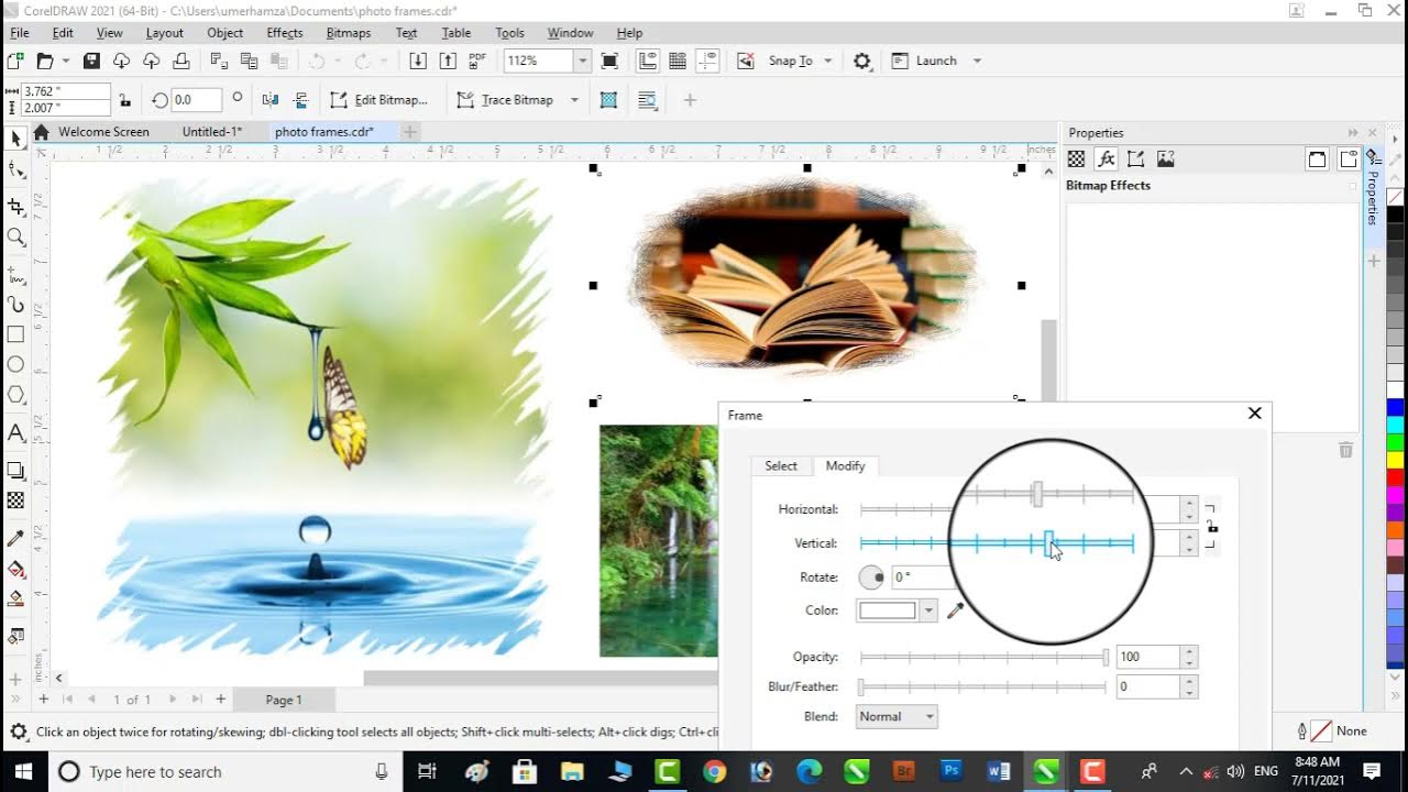 Frames In CorelDraw 2021 YouTube