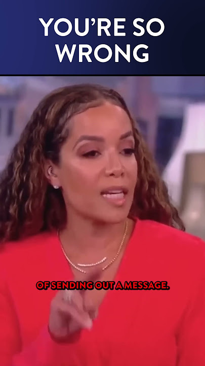 Crowd Stunned as 'The View's' Sunny Hostin Gets Rude w/ Her Cohost #Shorts | DM CLIPS | Rubin Report