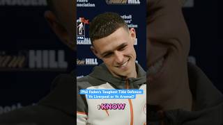 FWA Footballer of the Year Phil Foden’s Toughest Title Defence: Vs Liverpool or Vs Arsenal? #five
