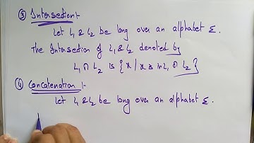 Languages | Operations | TOC  | Lec-05 | Bhanu Priya
