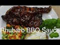 Sweet &amp; Sour Rhubarb BBQ Sauce with Michael&#39;s Home Cooking
