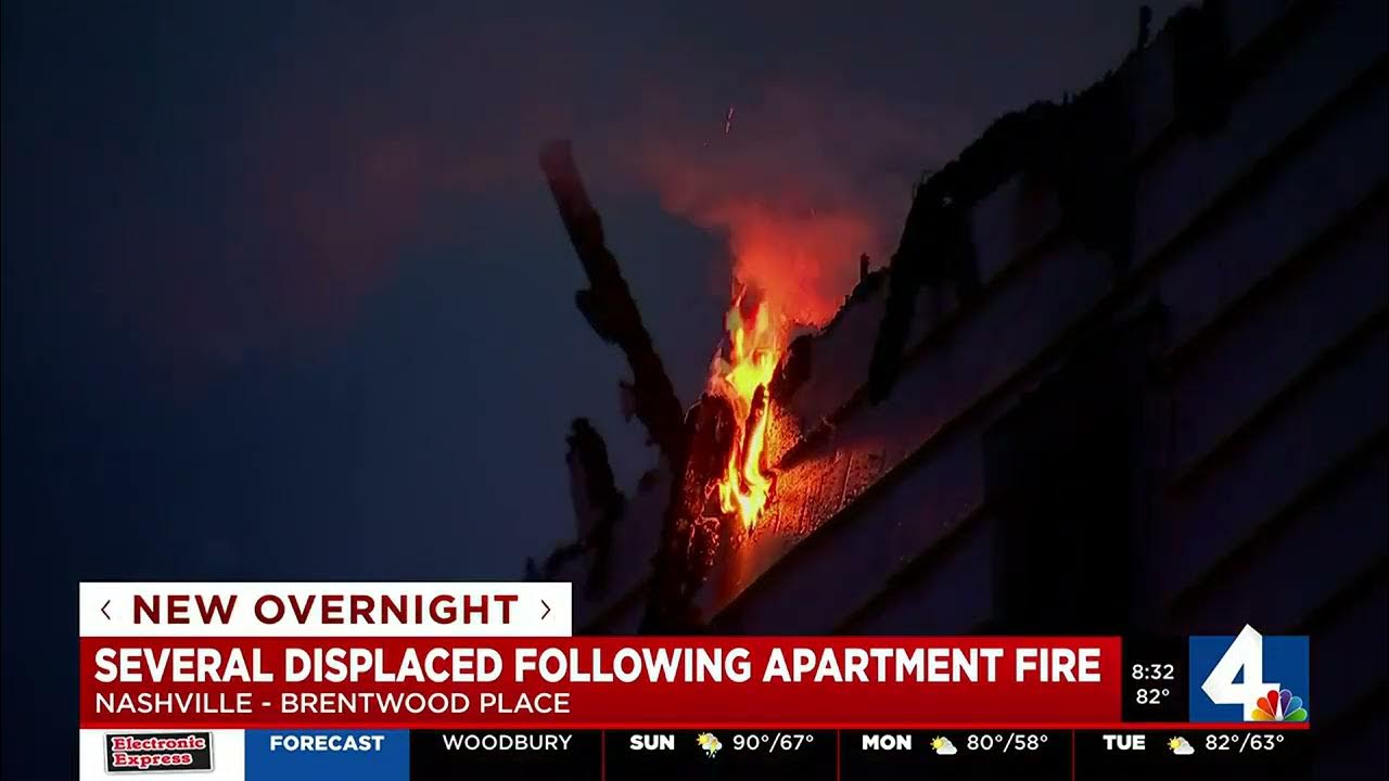 Apartments damaged by fire at Arbors of Brentwood YouTube