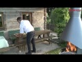 Hermapro bbq fireplace of stainless steel for garden patio and terrace  austrian quality product