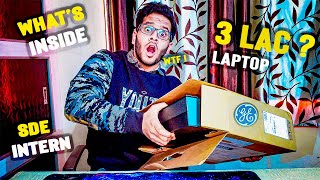 GE welcome KIT Unboxing | Which Laptop GE send me?💖 |  Software developer SDE Intern @geindia