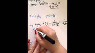Composite Functions