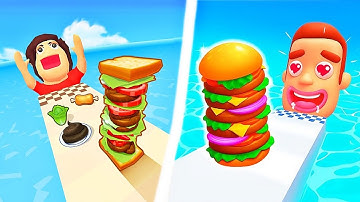Sandwich Runner | ASMR Gameplay iOS,Android Walkthrough Pro Game Mobile 60DS1F5D