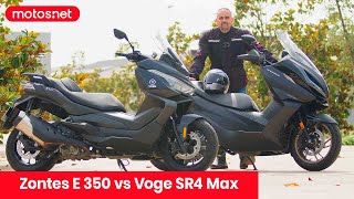 Zontes E 350 vs Voge SR4 Max / 2023 / GT a buen precio / Comparativa / motos.net