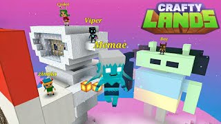 Game Seru Multiplayer Crafty Lands:Bangun & Jelajah Ciptakan outer space Gameplay (Android) Part 2 screenshot 5